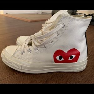 Comme de garcons converse high tops